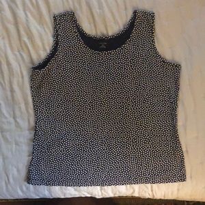 Lands End cotton sleeveless shirt